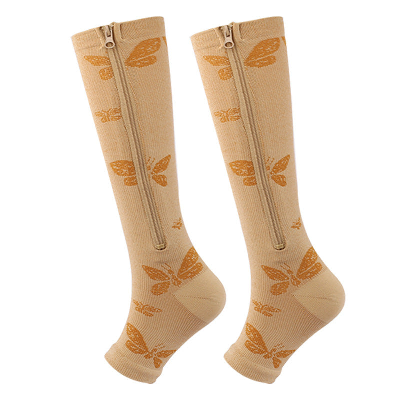 OPEN TOE VENOUS COMPRESSION SOCKS