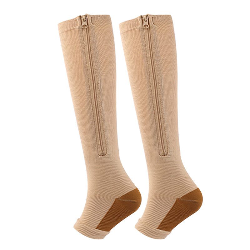 OPEN TOE VENOUS COMPRESSION SOCKS