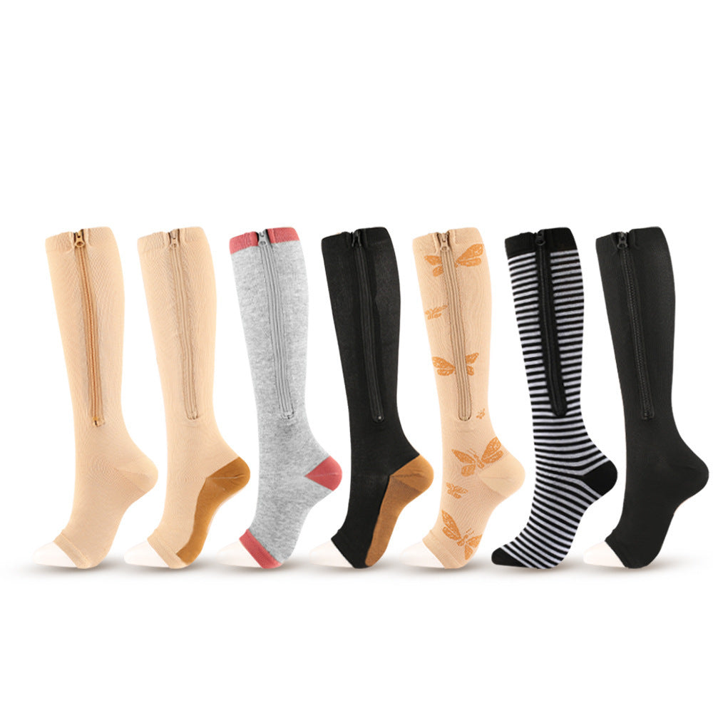 OPEN TOE VENOUS COMPRESSION SOCKS