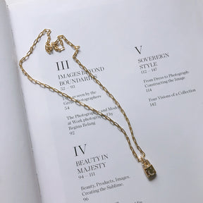 STERLING SILVER DIAMOND NECKLACE