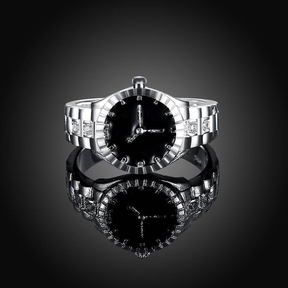 ADJUSTABLE QUARTZ WATCH RING