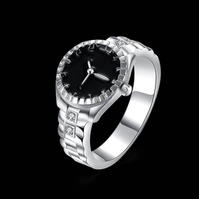 ADJUSTABLE QUARTZ WATCH RING