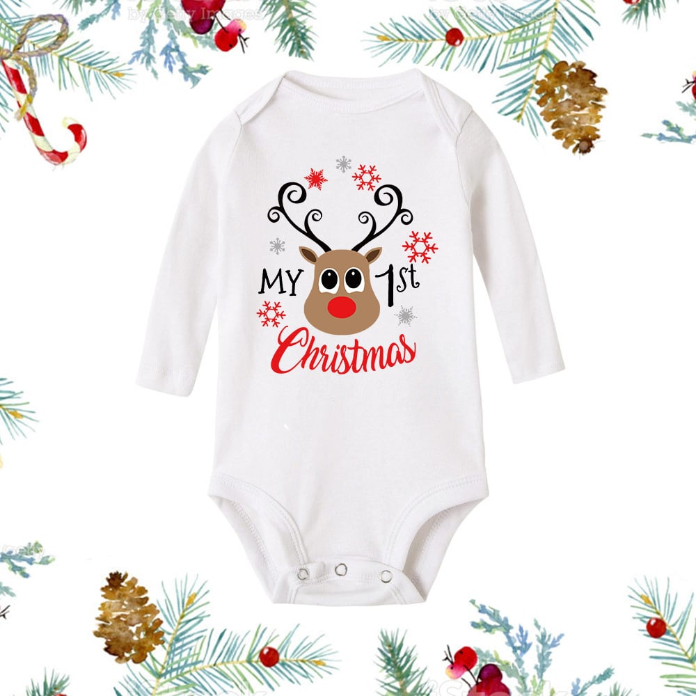 CHRISTMAS BABY ROMPER