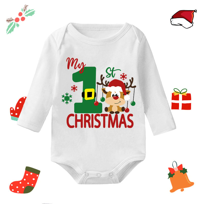 CHRISTMAS BABY ROMPER