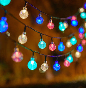 SOLAR LED STRING OUTDOOR LIGHTS