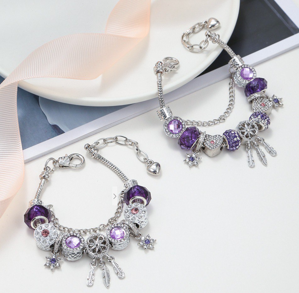 STYLISH FANTANSY PURPLE BRACELET