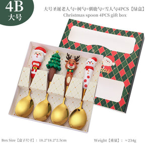 CHRISTMAS SPOON FORK SET