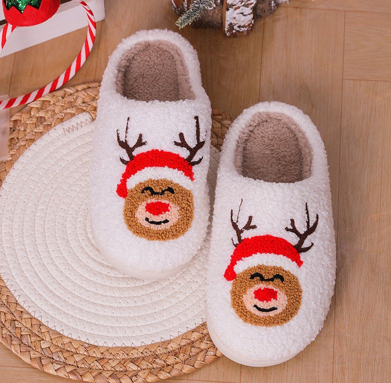 CHRISTMAS WINTER COTTON SLIPPERS