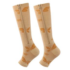 OPEN TOE VENOUS COMPRESSION SOCKS
