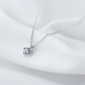 NECKLACE WITH SILVER NECKLACE