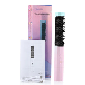 CORDLESS ELECTRIC HAIR STRAIGHTENING COMB
