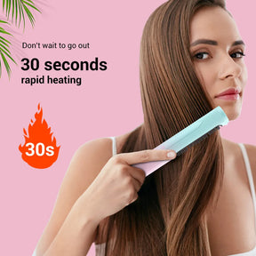 CORDLESS ELECTRIC HAIR STRAIGHTENING COMB