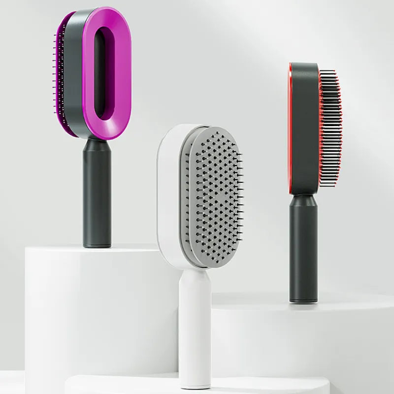 SELF CLEANING HAIR BRUSH